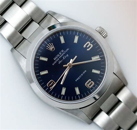 rolex oyster perpetual air king precision 1999|rolex air king reference 14000.